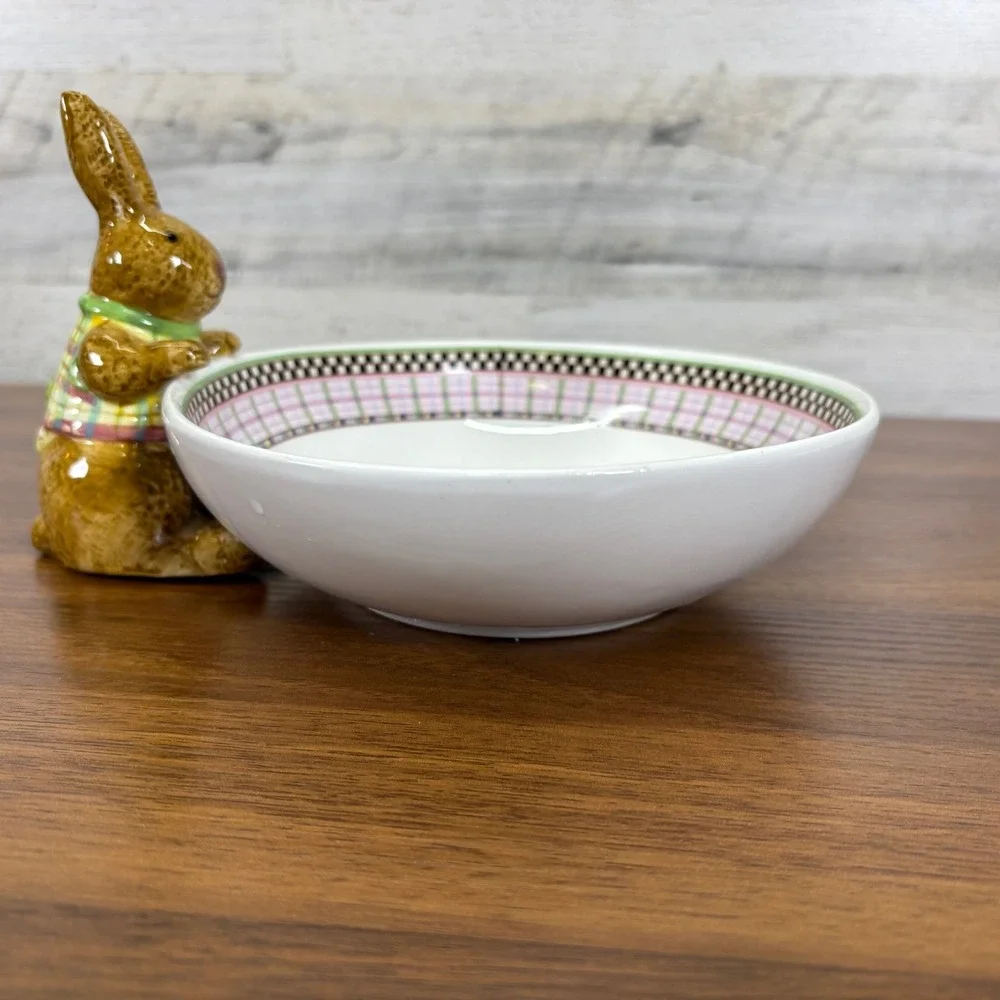 Debbie‎ Mumm Sakura Spring is in the Air Bunny Nibbler Bowl 1990's